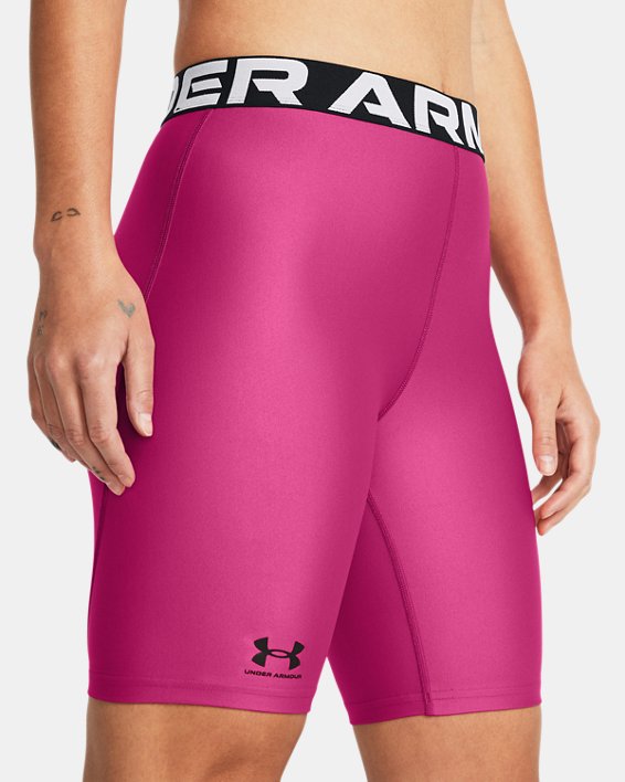 HeatGear® 8" Shorts für Damen (20 cm), Pink, pdpMainDesktop image number 3